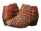 Jessica Simpson Kids Eden (little Kid/big Kid) (tan Leopard) Girl's Shoes