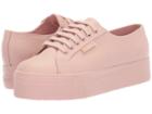 Superga 2750 Fglu Platform Sneaker (light Pink) Women's Lace Up Casual Shoes