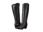 Frye Jackie Button Extended (black Extended Smooth Vintage Leather) Women's Dress Pull-on Boots