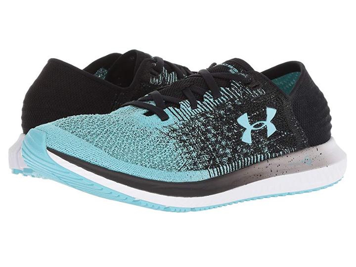 Under Armour Ua Threadborne Blur (black/white/venetian Blue) Women's Running Shoes