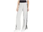 Juicy Couture Juicy Logo Tie Wide Leg Pants (heather Cozy) Women's Casual Pants