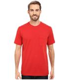 The North Face Short Sleeve Alpine Start Tee (pompeian Red (prior Season)) Men's T Shirt