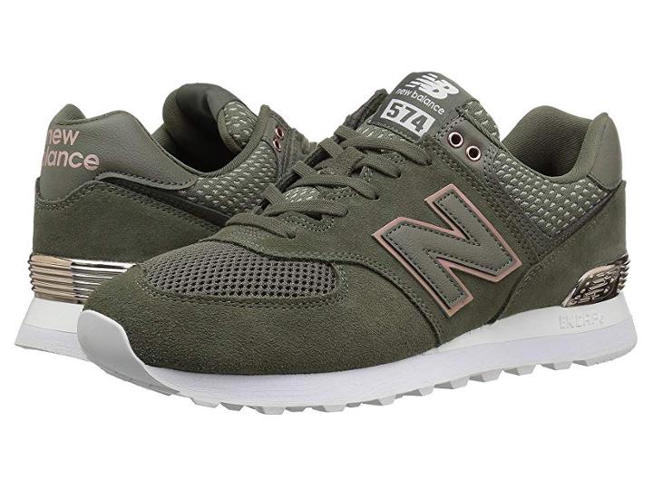 New Balance Classics Wl574 (military Foliage Green) Women's Classic Shoes