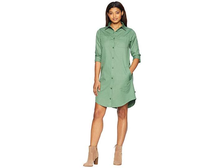 United By Blue Leighlake Dress (fern Green) Women's Dress
