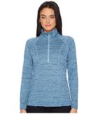 Kuhl Vara 1/4 Zip (tidal Wave) Women's Long Sleeve Pullover