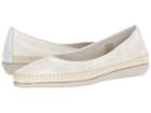 The Flexx Torri (pearla Mirage/white Vacchetta) Women's Flat Shoes