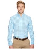 Vineyard Vines Ocean Beach Performance Classic Murray Shirt (ocean Breeze) Men's Clothing