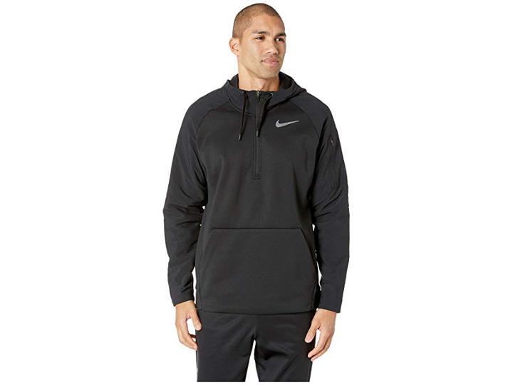 Nike Therma 1/4 Utility (black/black/dark Grey) Men's Clothing