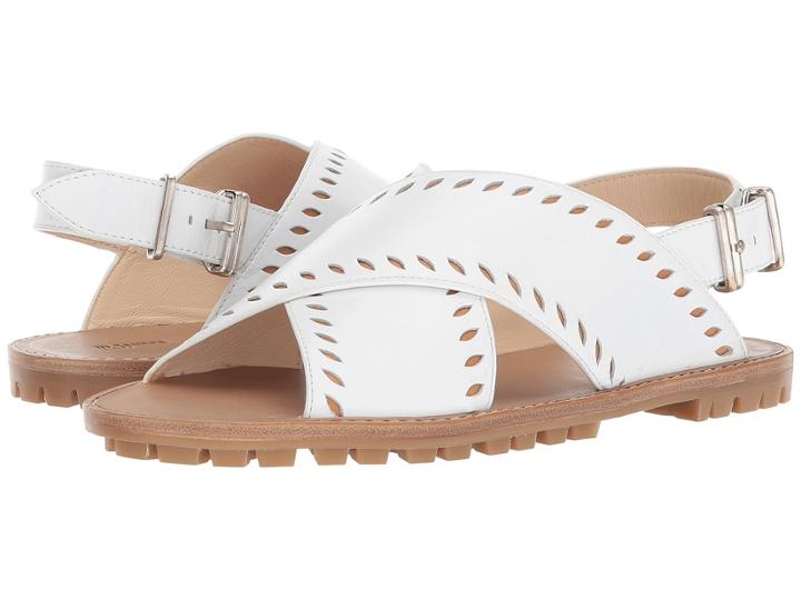 Jil Sander Navy Jn30020 (plain Calf 101/syn Nappa 378) Women's Sandals