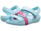 Crocs Kids Keeley Springtime Sandal Ps (toddler/little Kid) (blue/raspberry) Girls Shoes