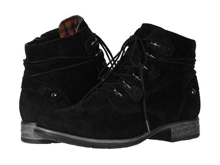 Earth Boone (black Suede) Women's  Boots