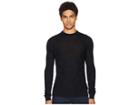 Emporio Armani Striped Pullover Sweater (black) Men's Sweater