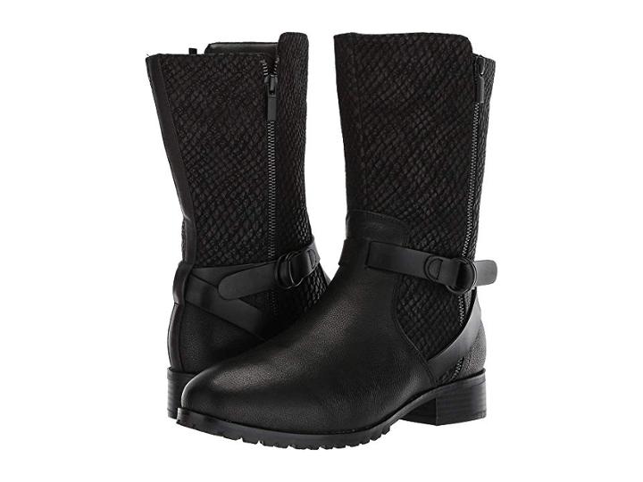 Softwalk Marlowe (black Reptile) Women's  Shoes