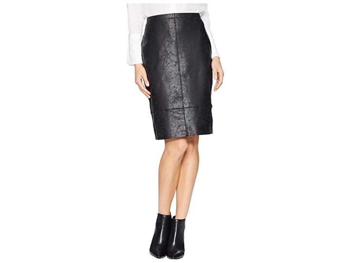 Karen Kane Faux Leather Skirt (black) Women's Skirt