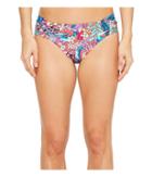Kenneth Cole Tropical Tendencies Tab Side Hipster Bottom (cherry) Women's Swimwear
