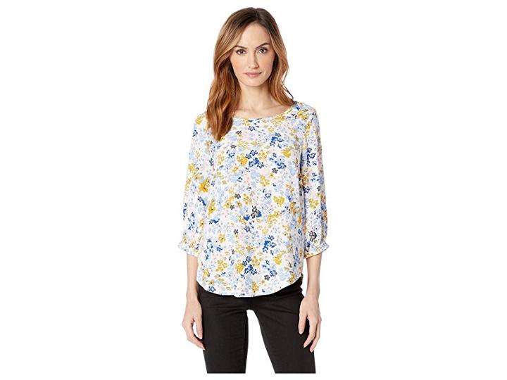 Joules Soraya Shell Top (cream Maisy Floral) Women's Clothing