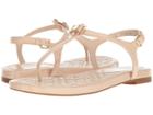 Cole Haan Tali Mini Bow Sandal (nude Patent) Women's Sandals