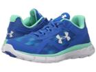 Under Armour Ua Micro G(r) Velocity Rn (ultra Blue/ultra Blue/white) Women's Running Shoes