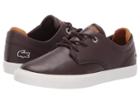 Lacoste Kids Esparre 318 (little Kid) (dark Brown/dark Tan) Boy's Shoes