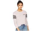 Hurley All State Waffle Tee Long Sleeve (particle Rose) Women's Clothing