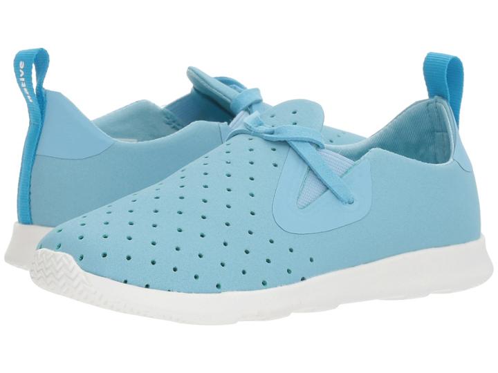 Native Kids Shoes Apollo Moc (little Kid) (sky Blue/shell White) Kids Shoes