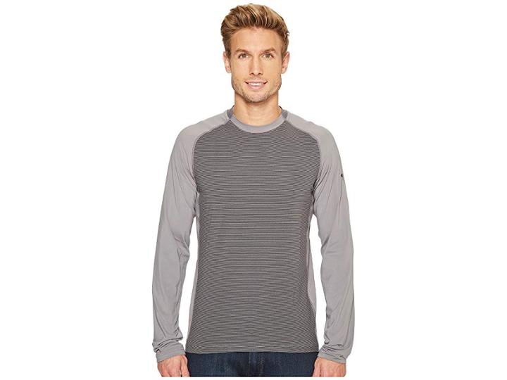 Mountain Hardwear Butterman Crew (shark/manta Grey) Men's Long Sleeve Pullover