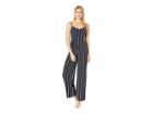 Laundry By Shelli Segal Striped Jumpsuit (navy/ivory) Women's Jumpsuit & Rompers One Piece