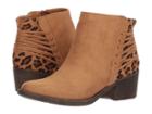 Volatile Merrick (tan/leopard) Women's Zip Boots