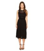 M Missoni Solid Rib Stitch Sleeveless Dress (black 1) Women's Dress