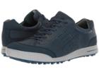 Ecco Golf Street Retro Hydromax (denim Blue/denim Blue) Men's Golf Shoes