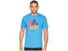 Life Is Good Simplify Palms Cool Tee (marina Blue) Men's T Shirt