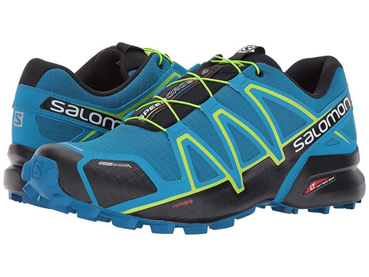 Salomon Speedcross 4 Cs (mykonos Blue/hawaiian Surf/lime Punch) Men's Shoes
