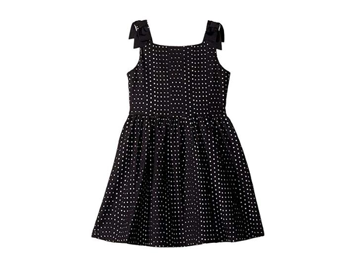 Janie And Jack Sleeveless Eyelet Dress (toddler/little Kids/big Kids) (black) Girl's Dress