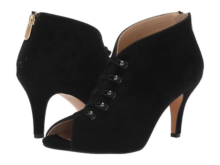 Adrienne Vittadini Gabay-1 (black Kid Suede) Women's Shoes