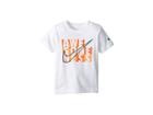 Nike Kids Awesomeness Blocks Short Sleeve Tee (toddler) (white) Boy's T Shirt