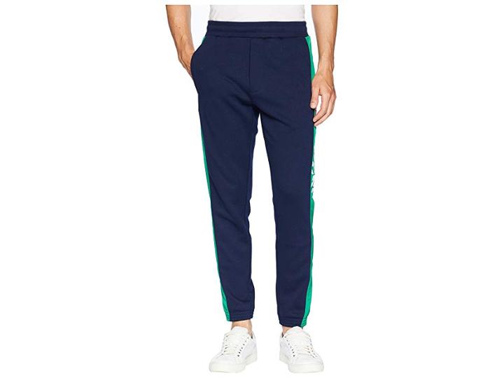 Polo Ralph Lauren Cp-93 Training Jersey Athletic Pants (cruise Navy/green Grass) Men's Casual Pants