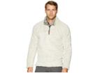 True Grit Frosty Tipped Pile 1/4 Zip Pullover (oatmeal) Men's Clothing