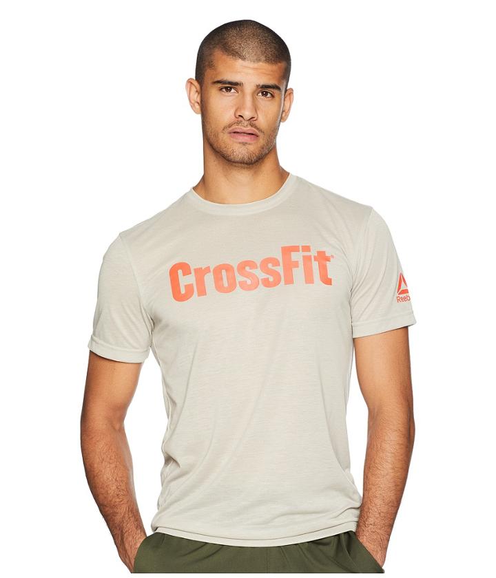 Reebok Crossfit Forging Elite Fitness Tee (parchment) Men's T Shirt