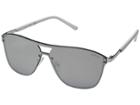 Guess Gf5036 (shiny Light Nickeltin/smoke Mirror) Fashion Sunglasses