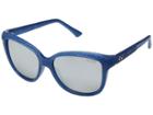 Guess Gu7401 (shiny Turquoise/smoke Mirror) Fashion Sunglasses