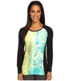 Hot Chillys Mtf Sublimated Print Scoop Neck Top (fizzy/black) Women's T Shirt