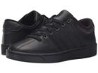 K-swiss Court Pro Ii Cmf (black/gunmetal Leather) Women's Lace Up Casual Shoes