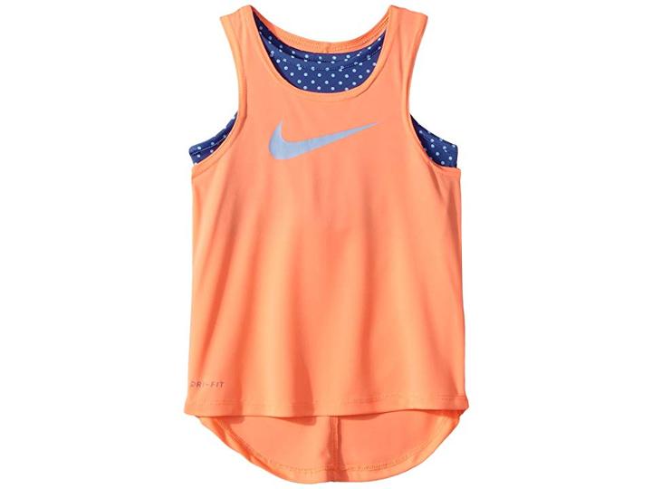 Nike Kids 2-in-1 Tank (little Kids) (pr-charmng) Girl's Sleeveless