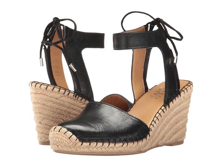 Franco Sarto Mariska (black Polly Lux) Women's Sandals