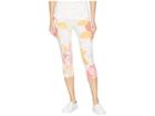 Fresh Produce Fresh Blossom Oceanside Capri Leggings (white) Women's Casual Pants