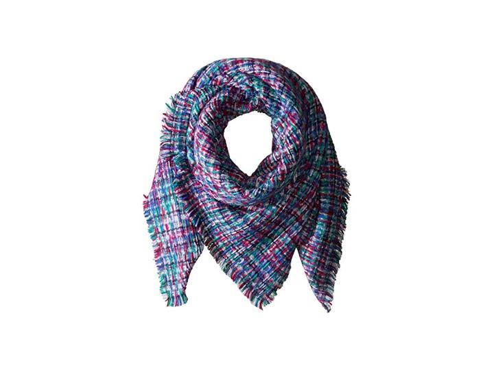 Collection Xiix Textured Plaid Square (navy) Scarves