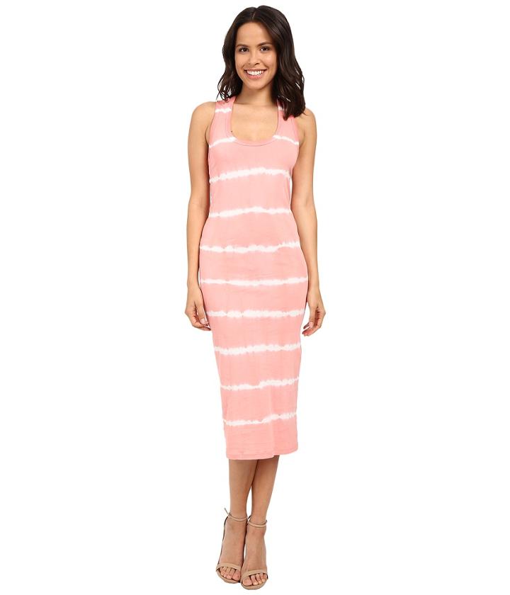 Young Fabulous & Broke Denny Dress (melon Skinny Stipe) Women's Dress