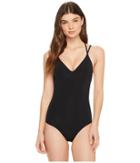 Jets By Jessika Allen Parallels Tank One-piece Swimsuit (black) Women's Swimsuits One Piece