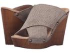 Sbicca Declan (stone) Women's Wedge Shoes