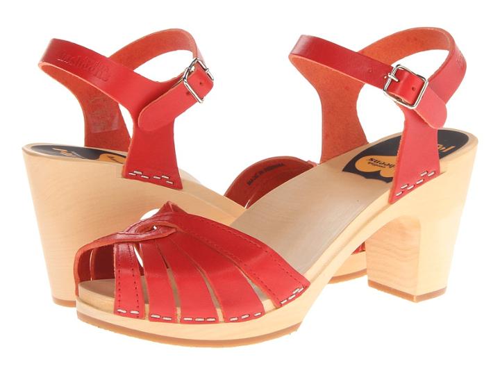 Swedish Hasbeens Fredrica (red) High Heels